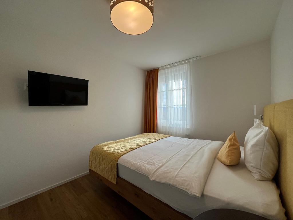 Posteľ alebo postele v izbe v ubytovaní Hotel & Restaurant Hasenstrick