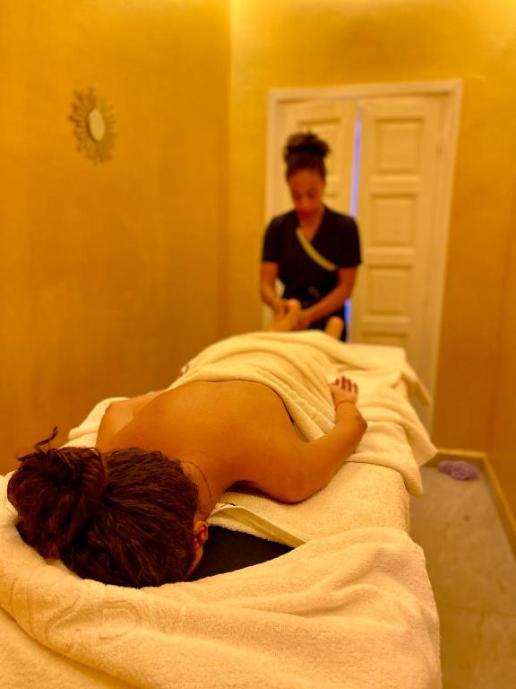 Lázně a/nebo wellness v ubytování RIAD NOLITA & SPA Kasbah