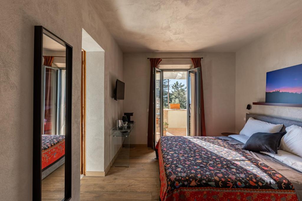 Postel nebo postele na pokoji v ubytování Casa Mustiola