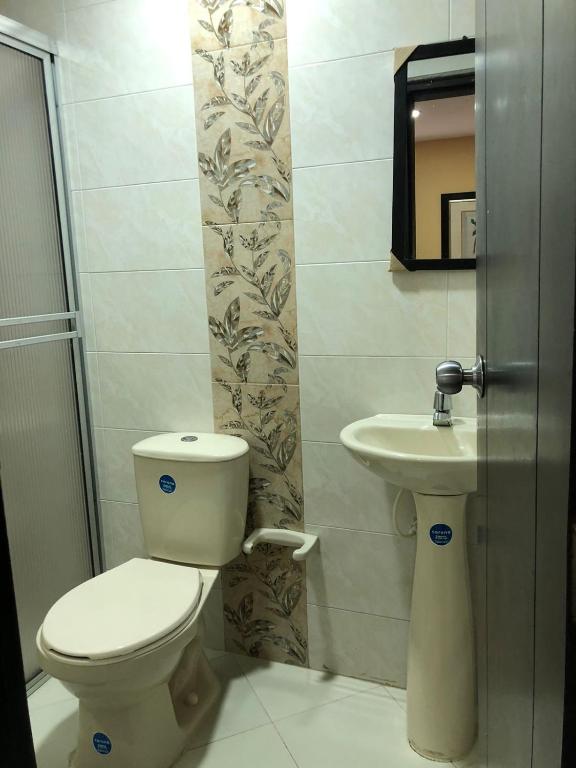 Koupelna v ubytování Hotel Ecosuite Quibdó