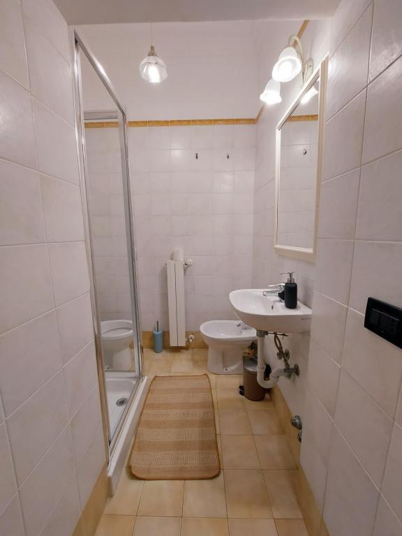 Koupelna v ubytování Brignole B