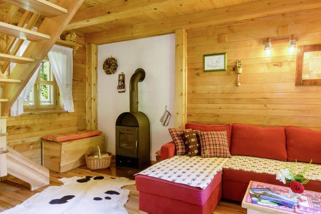 Posezení v ubytování Osmak in Gusti Laz (Haus für 4 Personen)
