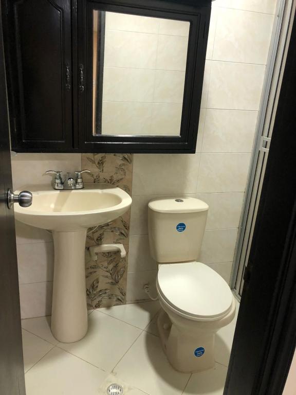 Koupelna v ubytování Hotel Ecosuite Quibdó