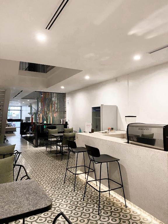 Kuchyň nebo kuchyňský kout v ubytování Aborest Tropical Hostel