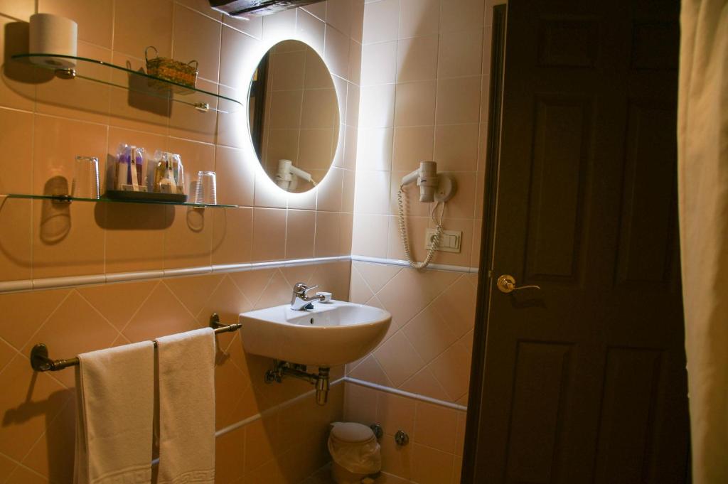 Koupelna v ubytování Hotel Rural Irigoienea