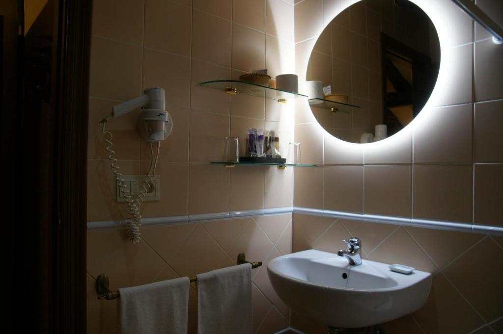 Koupelna v ubytování Hotel Rural Irigoienea