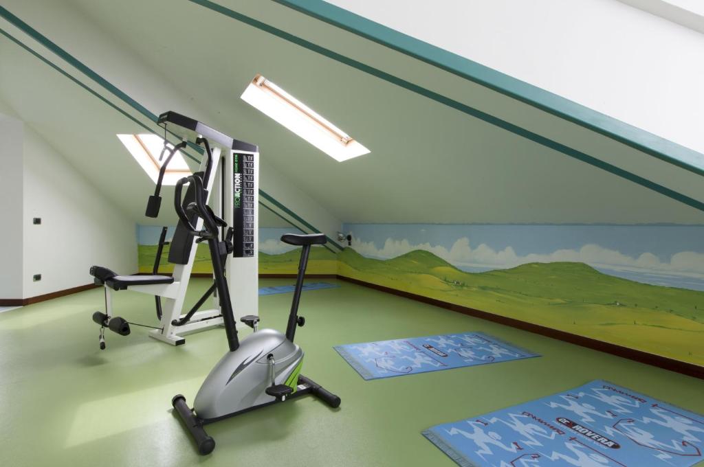 Fitness centrum a/nebo fitness zařízení v ubytování Palace Hotel Moderno