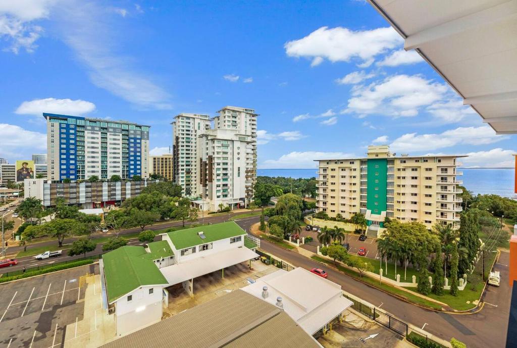 Vista general de Darwin o vistes de la ciutat des de l'apartament