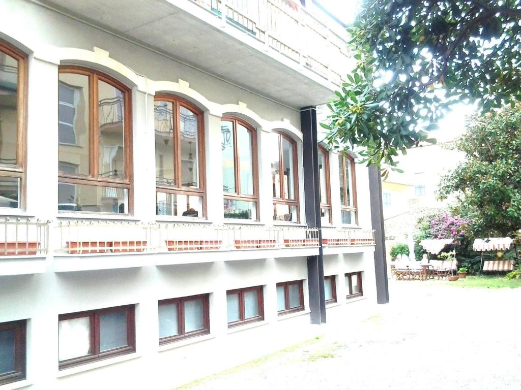 Budova, kde se aparthotel nachází