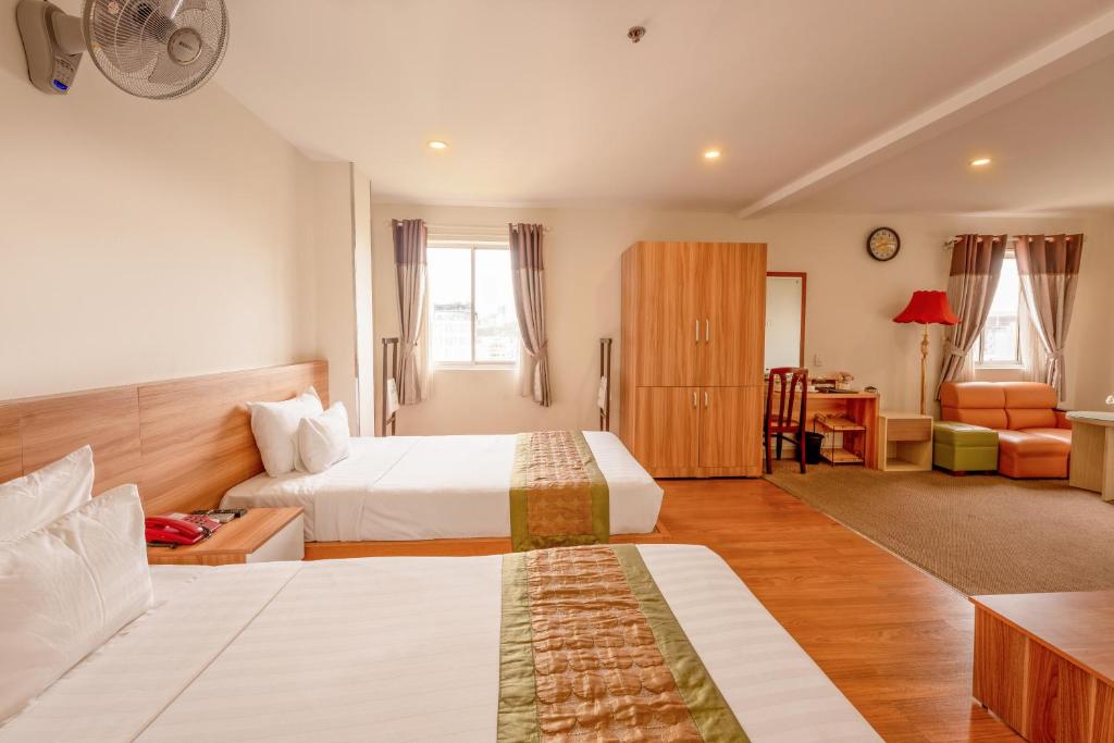 Postel nebo postele na pokoji v ubytování Palago mc Hotel Park View