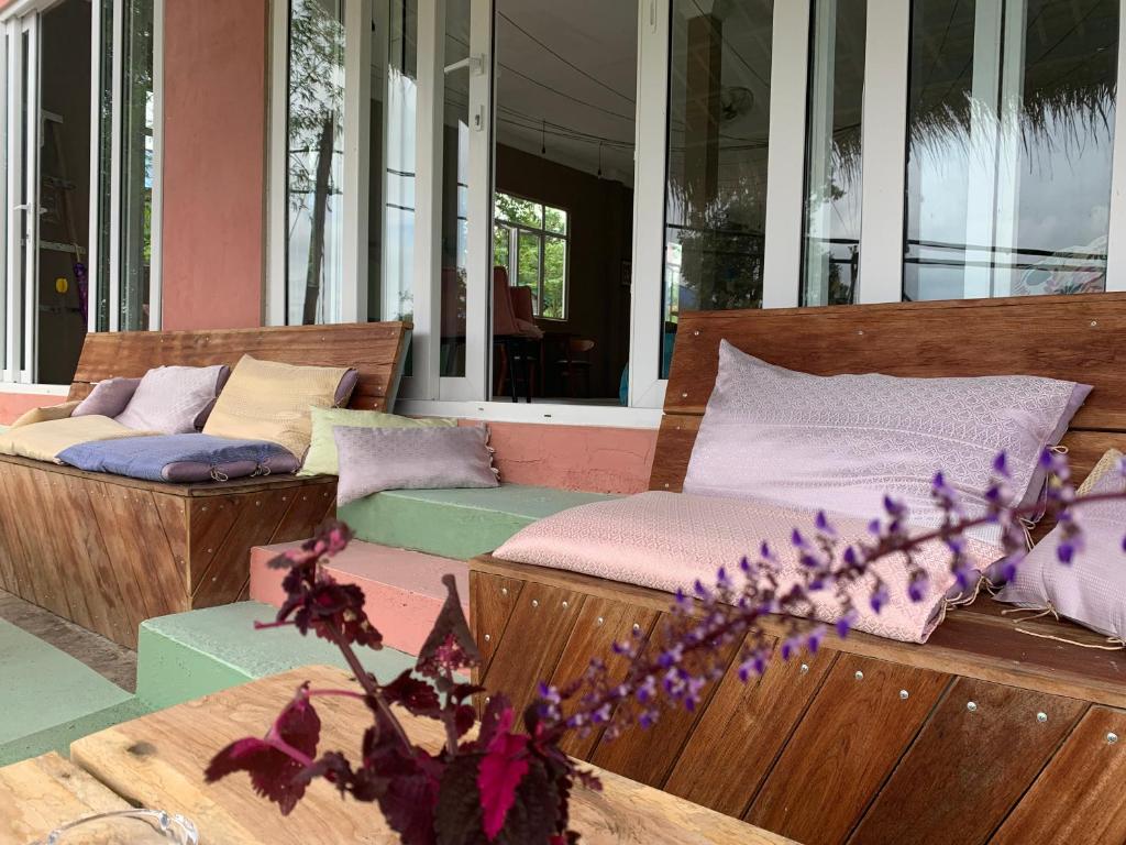 Posezení v ubytování DAHLIA Guesthouse