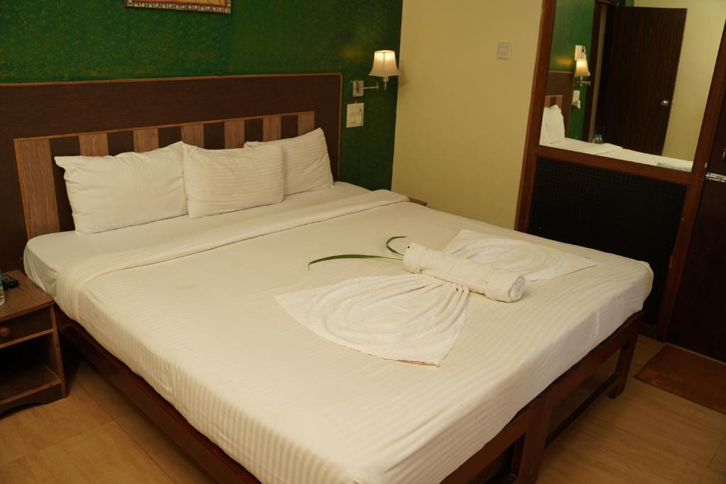 Postel nebo postele na pokoji v ubytování Alagoa Resort