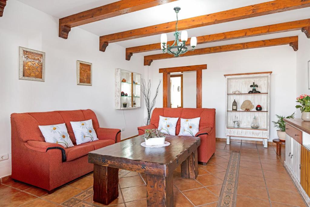 Posezení v ubytování La Casona
