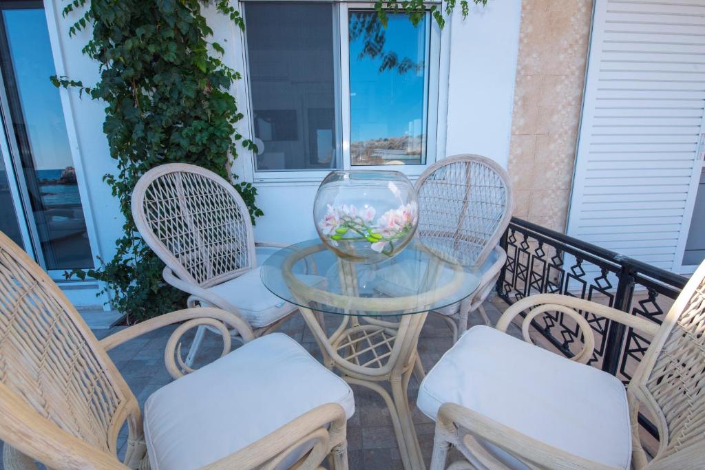 Balkon lub taras w obiekcie VILLA BLANCA