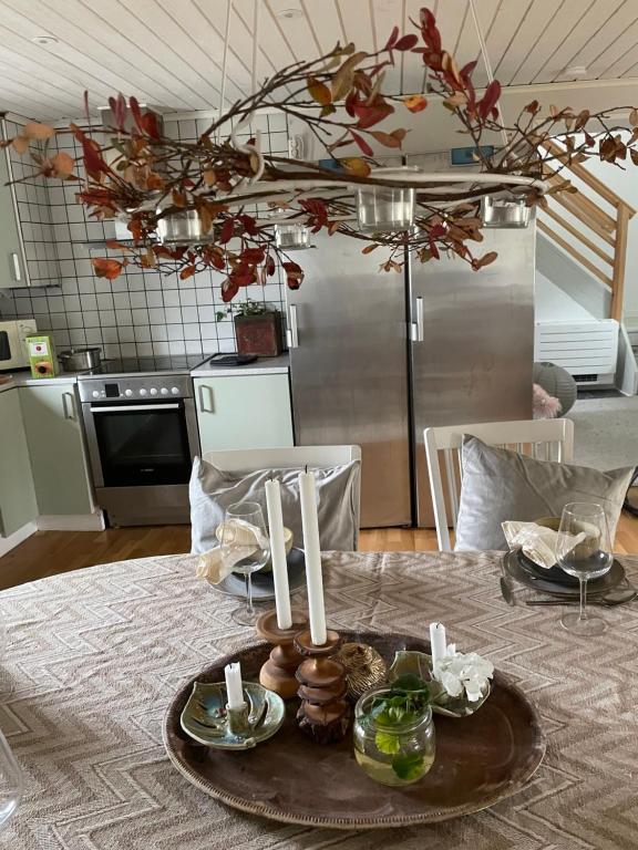 Kuchyň nebo kuchyňský kout v ubytování Ruth & Iris Farmhouse
