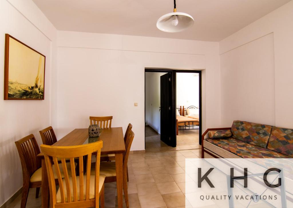 Posezení v ubytování Irene apartment in Vlachata village!