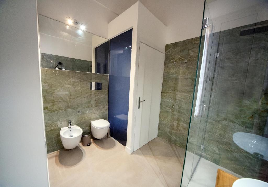 Koupelna v ubytování B&B Riccioli