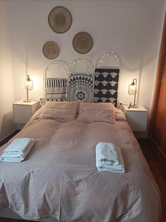 Postel nebo postele na pokoji v ubytování Casa San Isidro