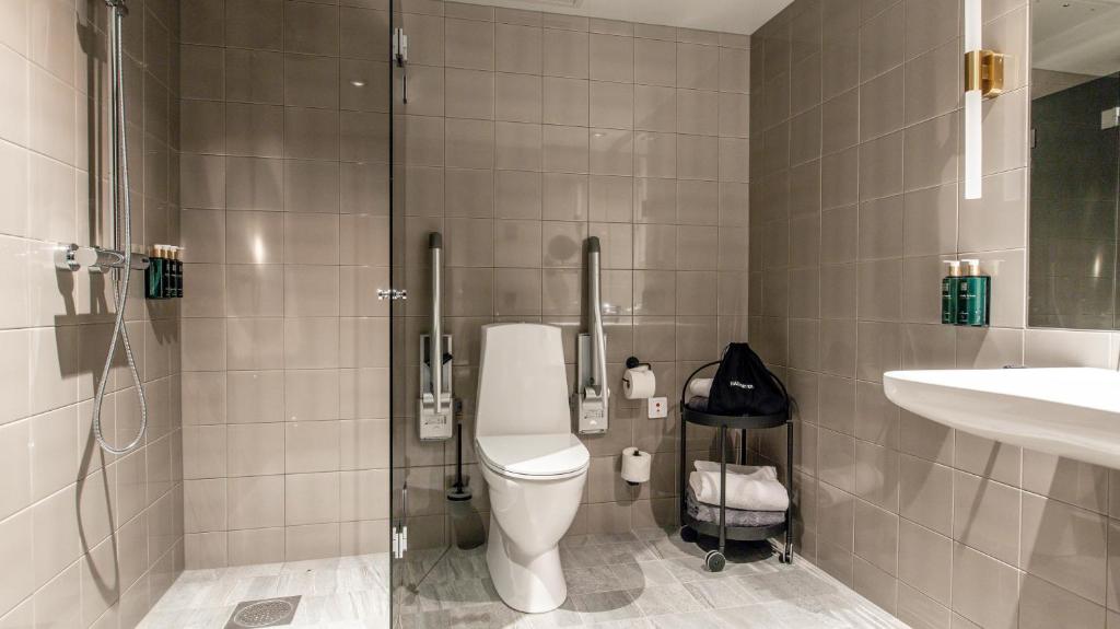 Koupelna v ubytování Clarion Hotel Umeå
