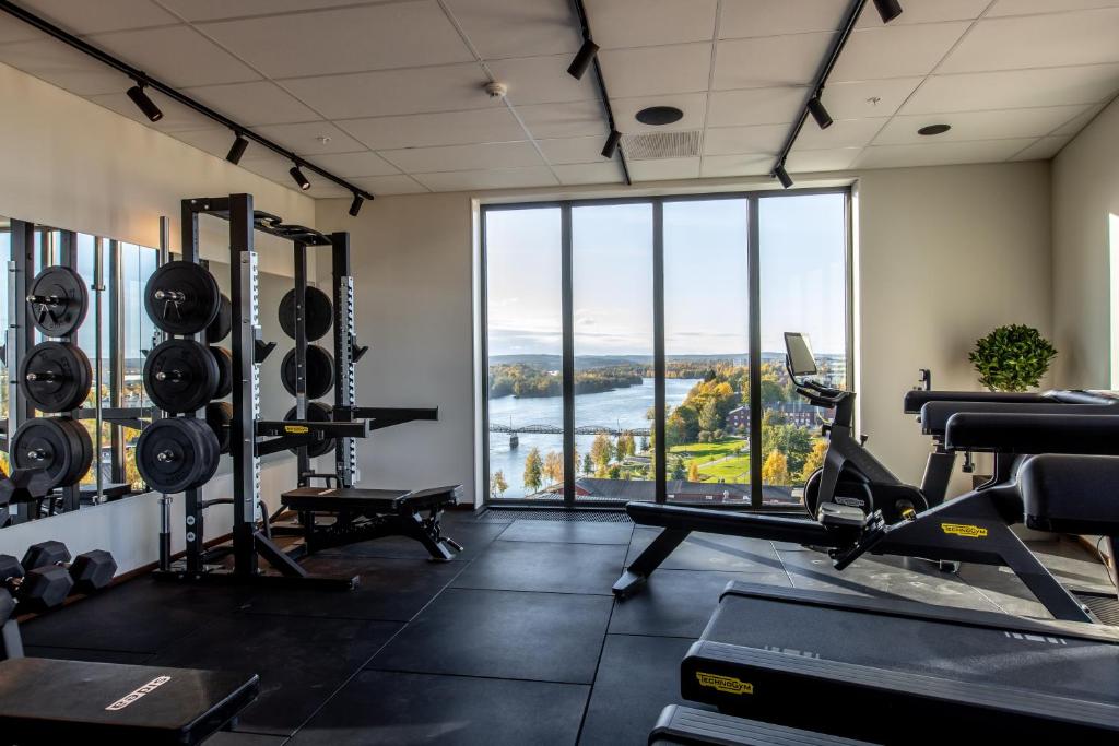 Fitness centrum a/nebo fitness zařízení v ubytování Clarion Hotel Umeå