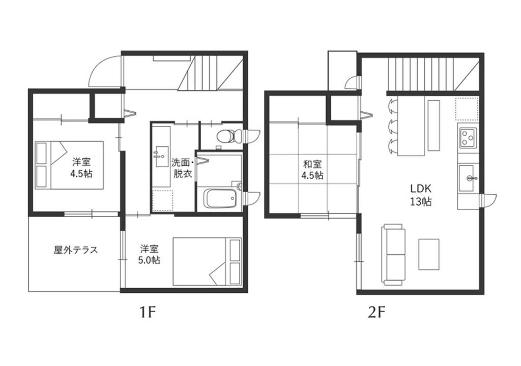 Rakuten STAY HOUSE x WILL STYLE Hachimanboriの見取り図または間取り図
