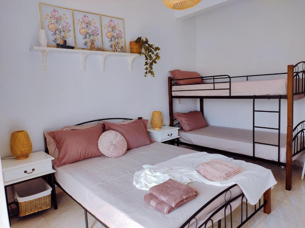 Łóżko lub łóżka w pokoju w obiekcie Apartment Marina 3