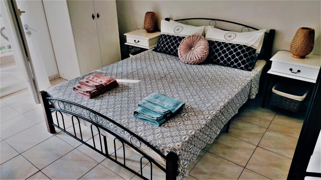 Łóżko lub łóżka w pokoju w obiekcie Apartment Marina 3