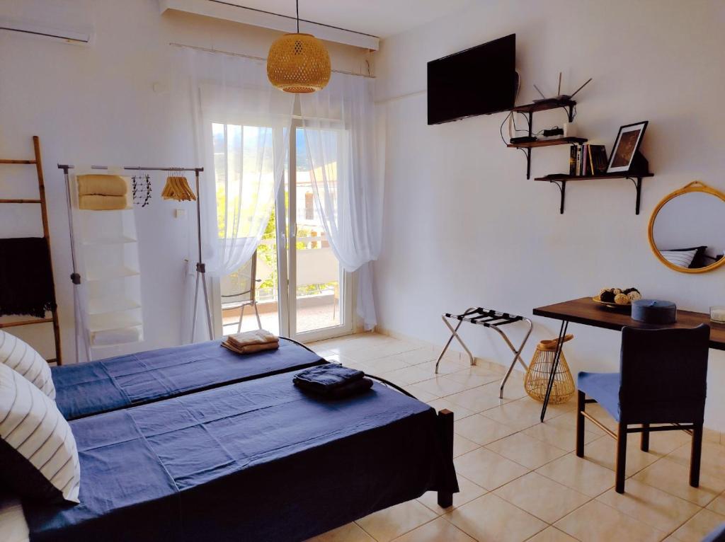 Łóżko lub łóżka w pokoju w obiekcie Apartment Marina 3