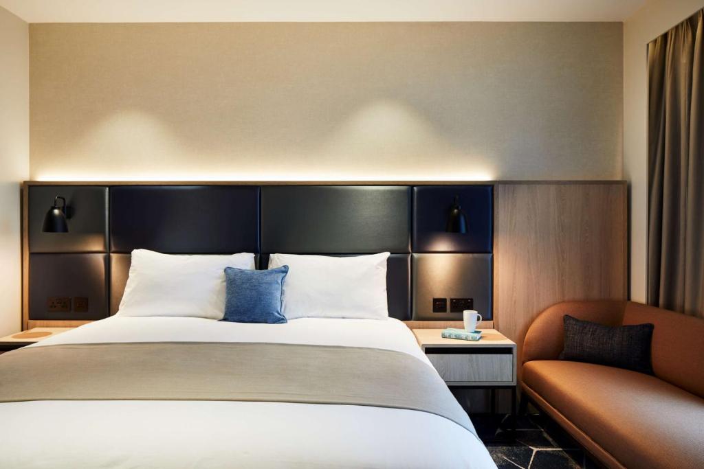 Postel nebo postele na pokoji v ubytování Hyatt Regency Manchester