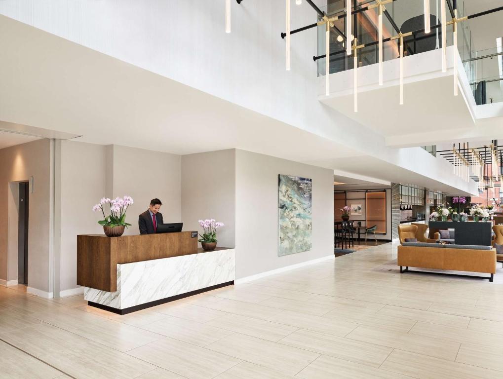 Vstupní hala nebo recepce v ubytování Hyatt House Manchester