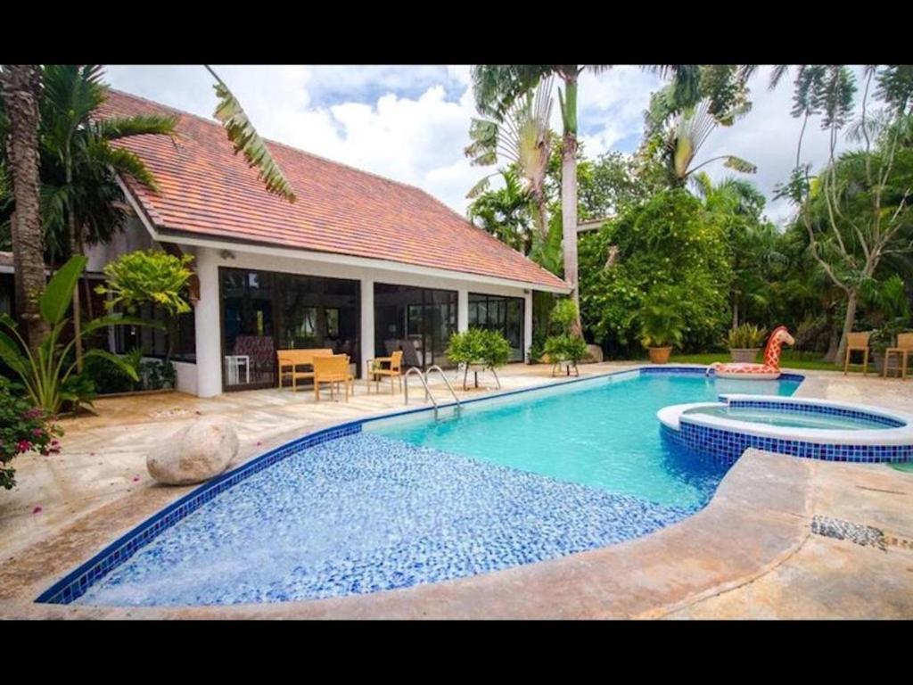 Bazén v ubytování Srvittinivillas Lc16 Pretty Jungle Villa Perfect Location Casa de Campo Resort nebo v jeho okolí