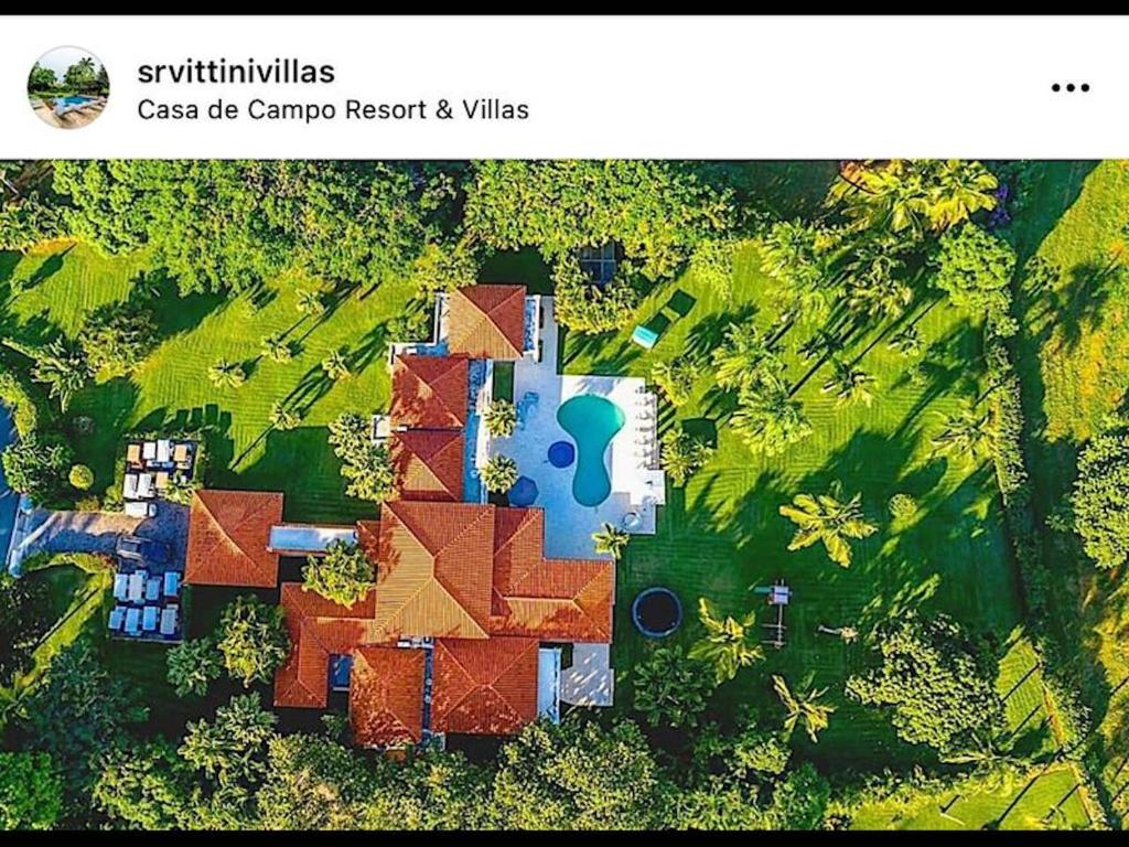 Letecký snímek ubytování Srvittinivillas MngSpacius and best Loc in Casa de Campo Resorts Gr8 Villa