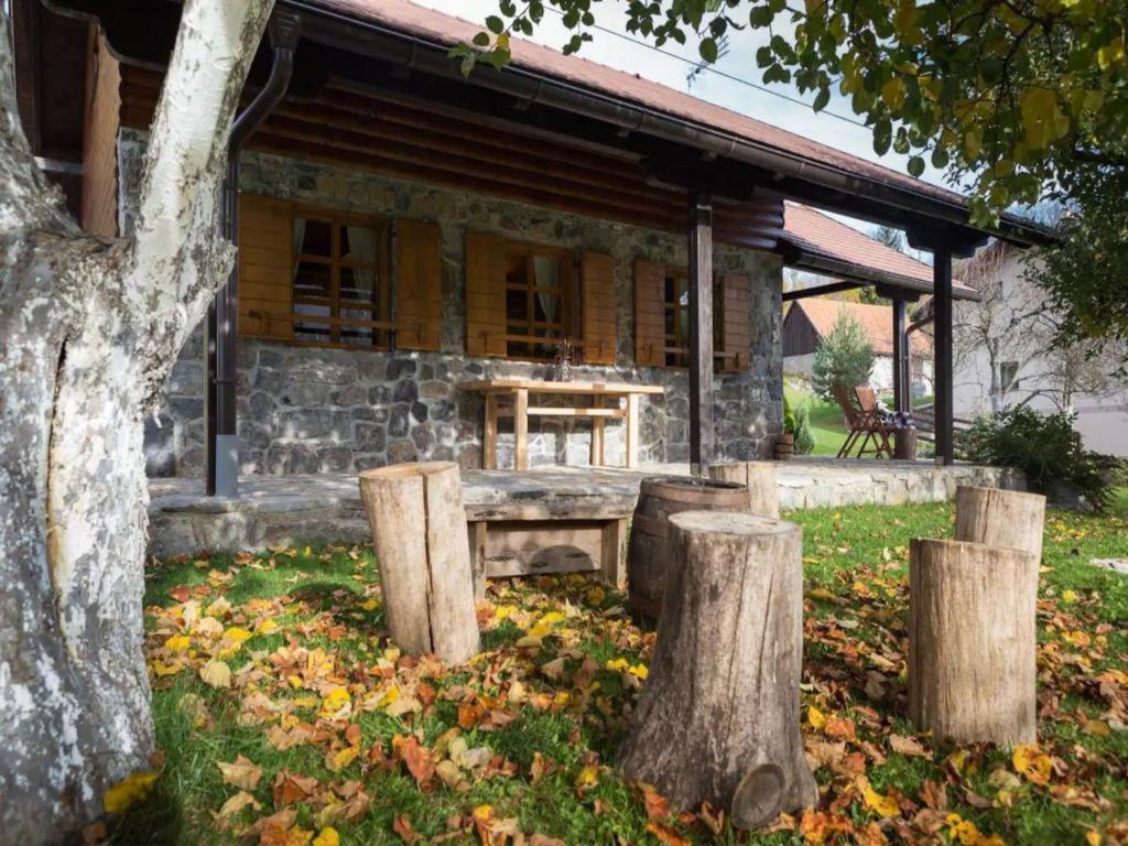 Vonkajšia záhrada v ubytovaní Kuca Dide Juke pod Lipovcem