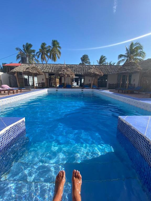 Bazén v ubytování Amani Hotel Paje nebo v jeho okolí