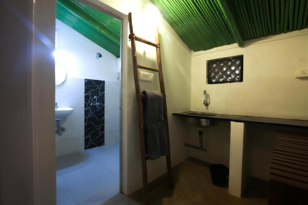 Koupelna v ubytování Craft Hostels