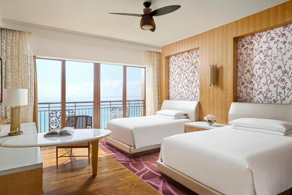 Phòng Cổ Điển Grand 2 Giường Đơn Nhìn Ra Biển - Hút Thuốc