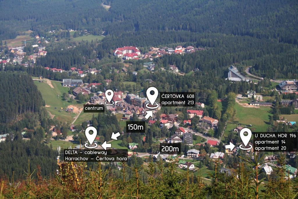 Příroda nedaleko apartmánu