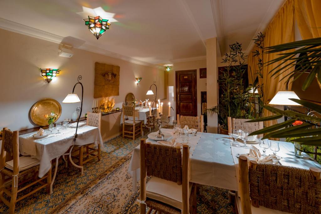 Restaurace v ubytování Abelia Riad - 2024 traveler's Choice Award