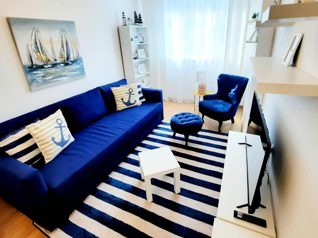 Posezení v ubytování VARNA NAUTICAL Apartment