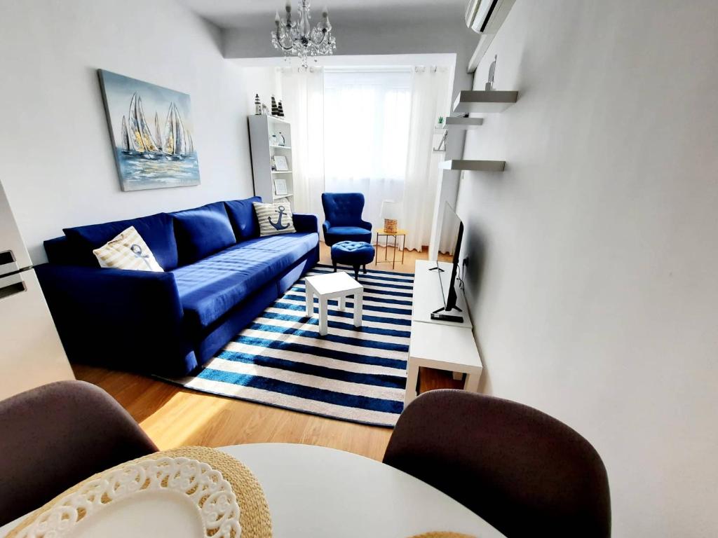 Posezení v ubytování VARNA NAUTICAL Apartment