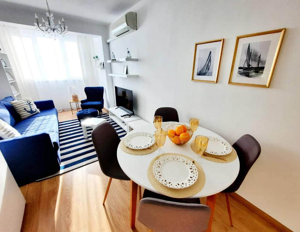Posezení v ubytování VARNA NAUTICAL Apartment