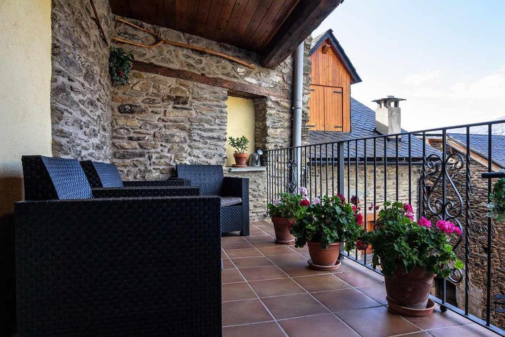 Balkón nebo terasa v ubytování Casa Xaupí Gran