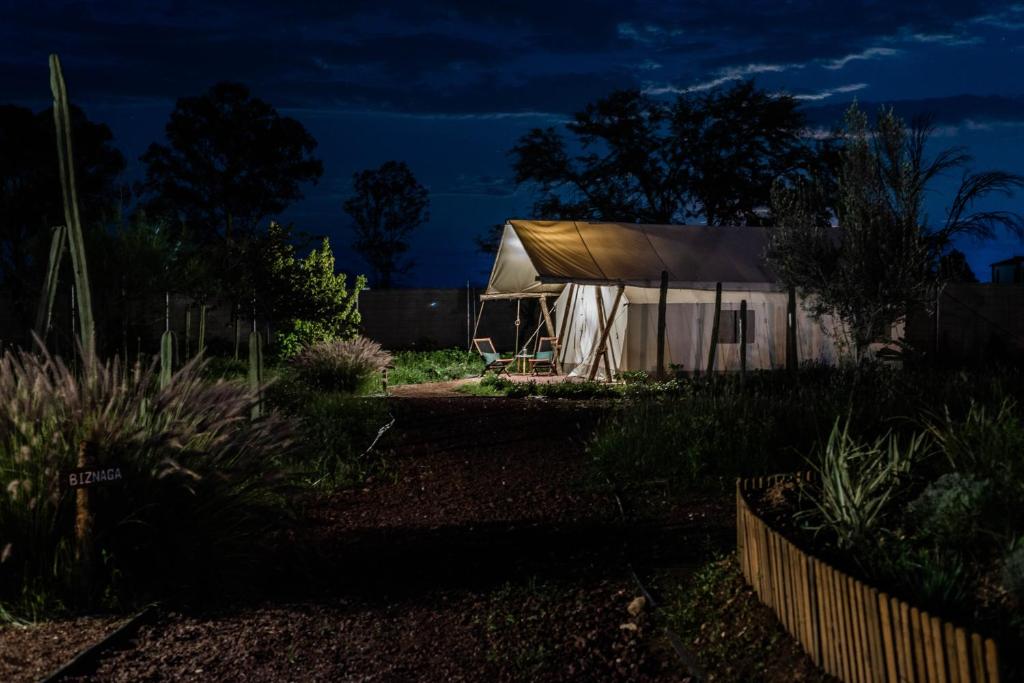 Zahrada ubytování Salterra Glamping