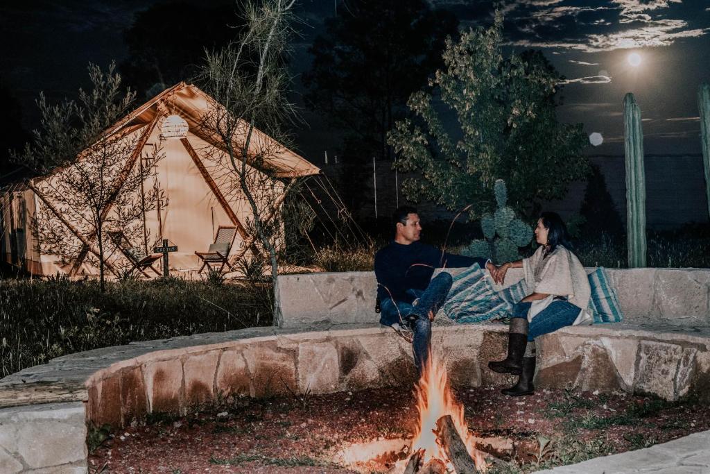 Hosté ubytování Salterra Glamping