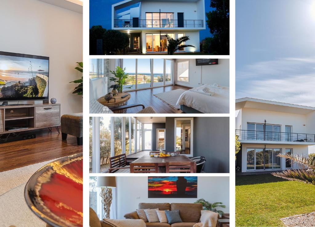 un collage de fotos de una casa en Villa da Gama - Santa Cruz, en Santa Cruz