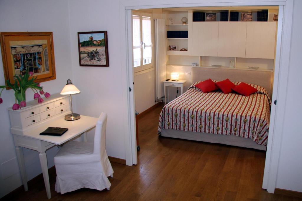 Postel nebo postele na pokoji v ubytování B&B al 19