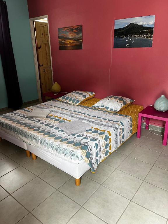 Postel nebo postele na pokoji v ubytování L'Escale du Mouillage