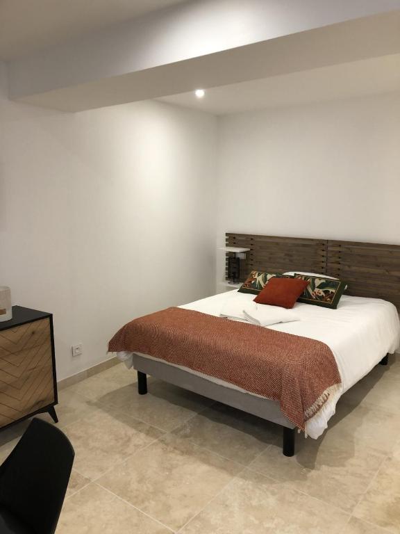 Postel nebo postele na pokoji v ubytování Gite Le petit Relais