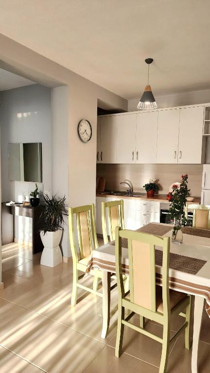 Kuchyň nebo kuchyňský kout v ubytování Divjaka Apartments 2 - City Center