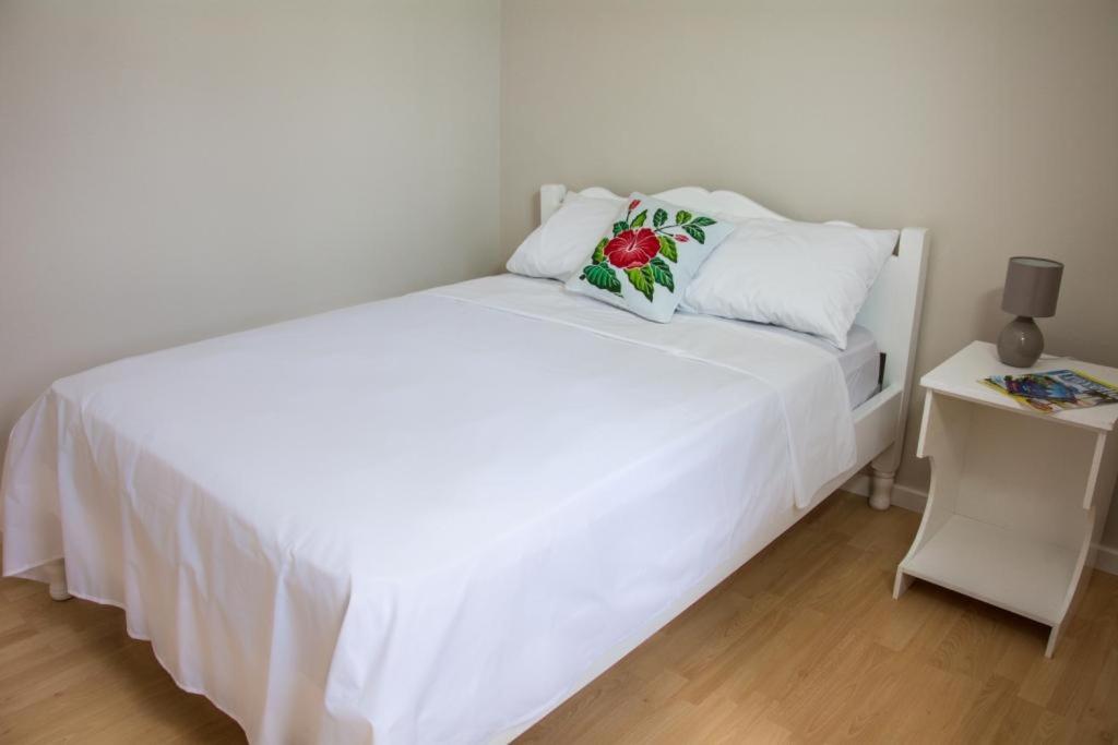 Postel nebo postele na pokoji v ubytování Morne SeaView Apartments